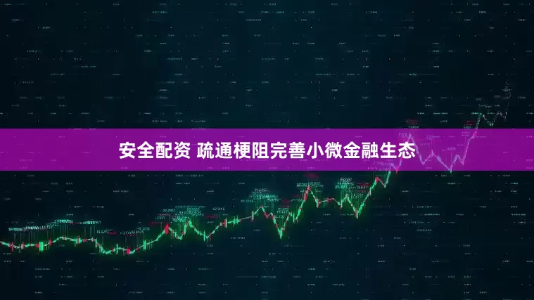 安全配资 疏通梗阻完善小微金融生态
